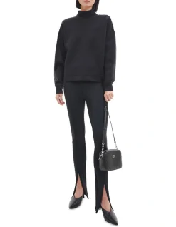 Calvin Klein Recycled Logo Crossbody Bag In Black -Mocha shop 983128780 4 720x928