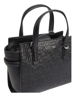 Calvin Klein Recycled Mini Tote Bag In Black -Mocha shop 983129320 3 720x928