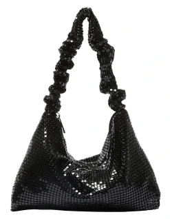 Ravella Disco Bag In Black Mesh