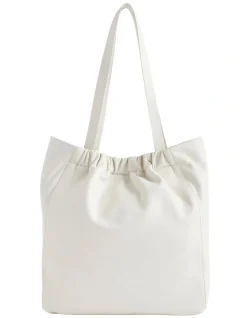 Seed Heritage Rouched Leather Tote