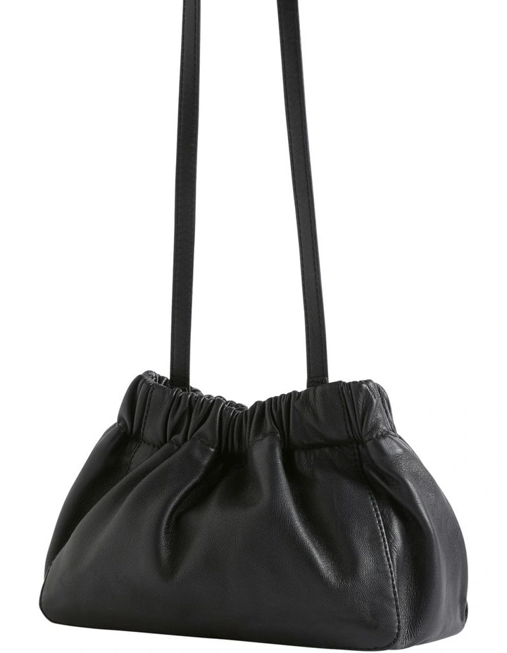 Seed Heritage Rouched Leather Crossbody Bag 5 Seed Heritage Rouched Leather Crossbody Bag - Image 3