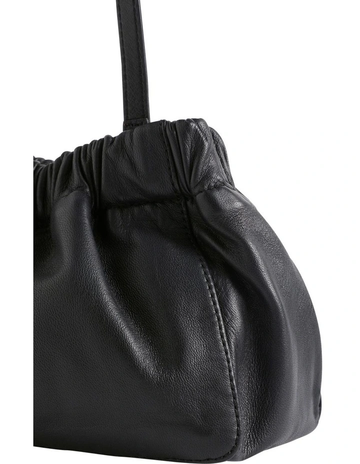 Seed Heritage Rouched Leather Crossbody Bag 6 Seed Heritage Rouched Leather Crossbody Bag - Image 4