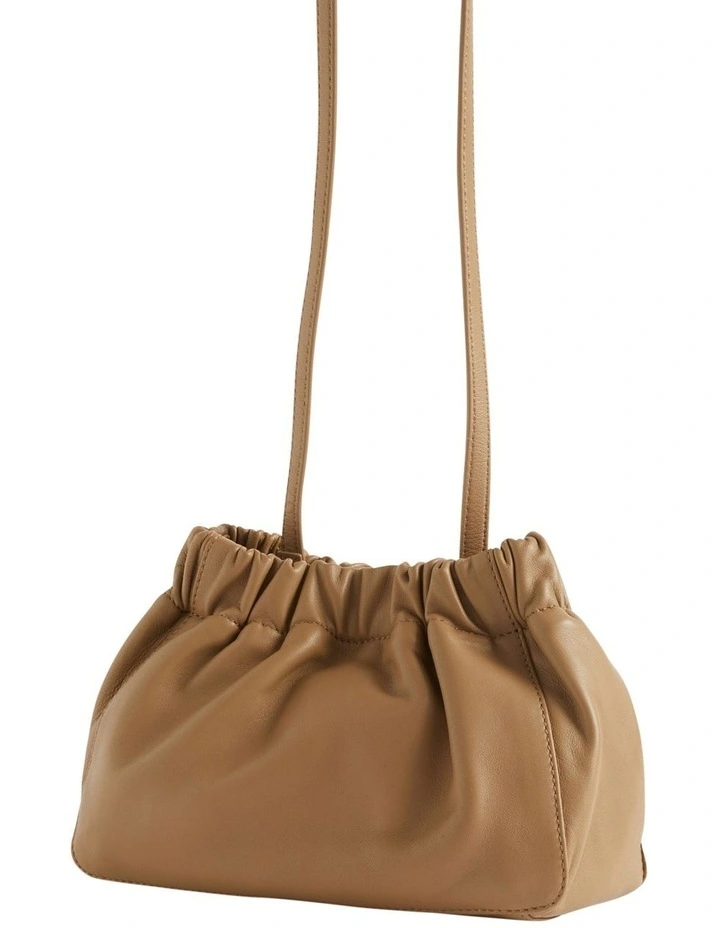 Seed Heritage Rouched Leather Crossbody Bag 5 Seed Heritage Rouched Leather Crossbody Bag - Image 3