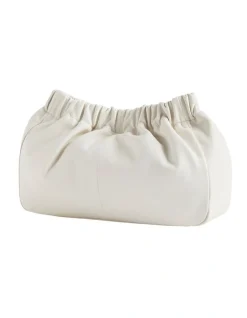 Seed Heritage Rouched Leather Clutch In Cream 8 Seed Heritage Rouched Leather Clutch In Cream -Mocha shop 984312370 984305170 3 720x928