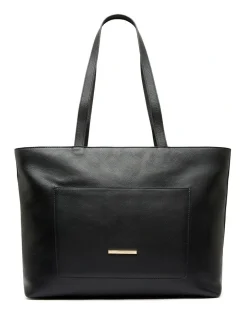 David Lawrence Delaney Leather Workwear Bag In Black