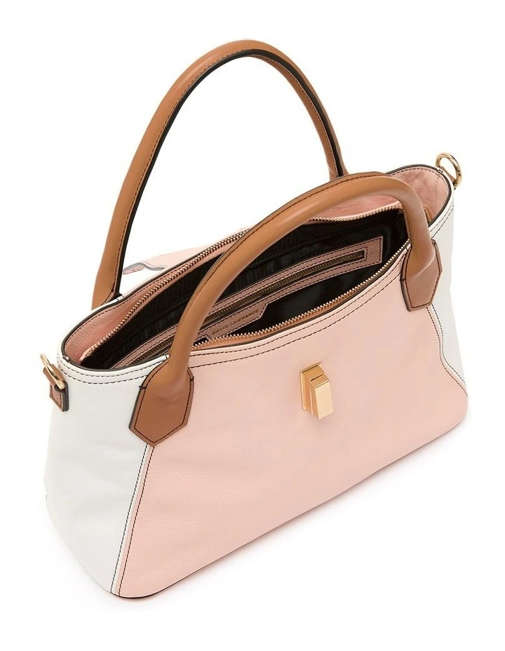 David Lawrence Mesina Leather Bag In Cream Multi 4 David Lawrence Mesina Leather Bag In Cream Multi - Image 2