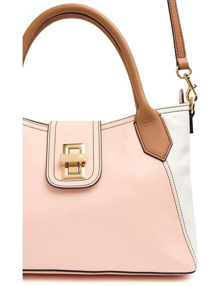 David Lawrence Mesina Leather Bag In Cream Multi 5 David Lawrence Mesina Leather Bag In Cream Multi - Image 3
