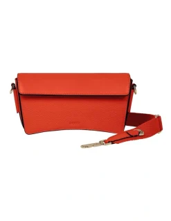 ECCO Textureblock Pinch Bag Compact In Red