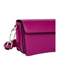 ECCO Textureblock Pinch Bag Compact In Pink -Mocha shop 985982410 4 720x928