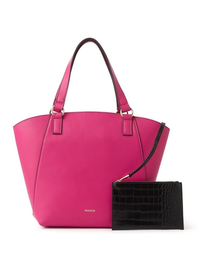 Marcs Sienna Tote Bag In Pink 3 Marcs Sienna Tote Bag In Pink