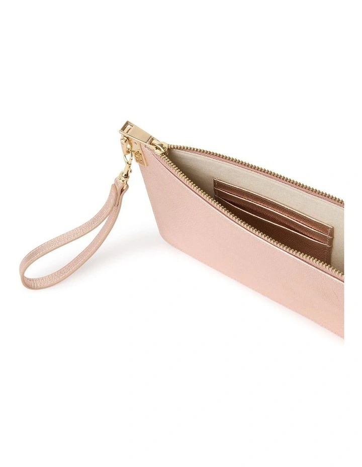 Marcs Kenedy Leather Pouch In Gold 4 Marcs Kenedy Leather Pouch In Gold - Image 2