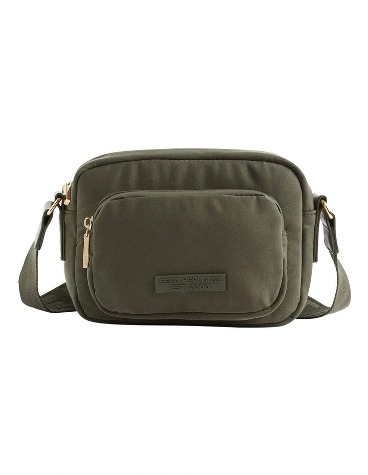 Seed Heritage Logo Camera Bag In Green 3 Seed Heritage Logo Camera Bag In Green