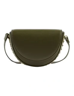 Seed Heritage Chain Crossbody Bag In Dark Fern