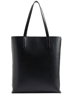 Seed Heritage Chain Tote In Black
