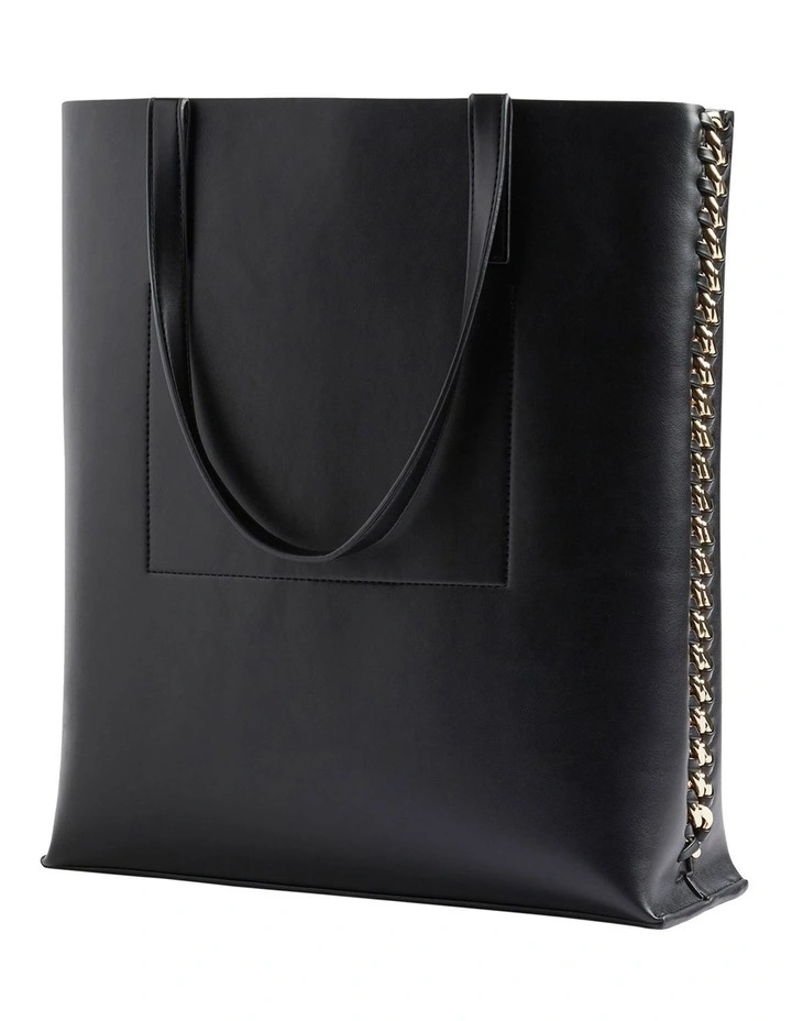 Seed Heritage Chain Tote In Black 4 Seed Heritage Chain Tote In Black - Image 2