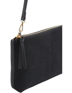 Seed Heritage Knitted Crossbody Bag In Black -Mocha shop 988448950 988441480 4 720x928