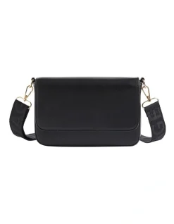 Seed Heritage Logo Crossbody Bag In Black