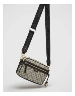 Mimco Mim-gram Crossbody Bag In Black Light Gold 11 Mimco Mim-gram Crossbody Bag In Black Light Gold -Mocha shop 990625240 3 720x928