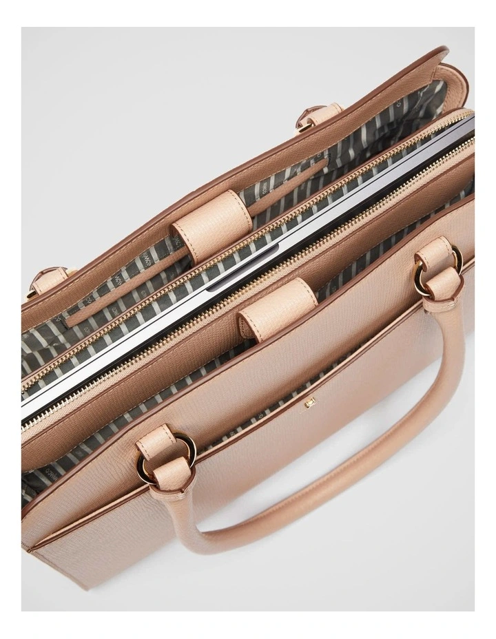 Mimco D-vine Worker Tote Bag In Almond 8 Mimco D-vine Worker Tote Bag In Almond - Image 6