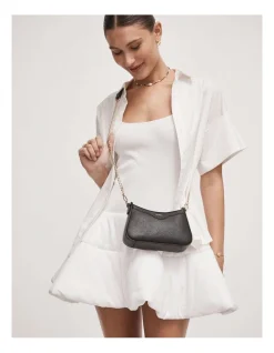 Mimco Jett Mini Crossbody Bag In Black Light Gold 10 Mimco Jett Mini Crossbody Bag In Black Light Gold -Mocha shop 990625690 2 720x928