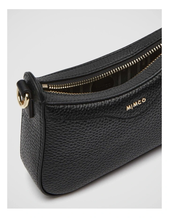 Mimco Jett Mini Crossbody Bag In Black Light Gold 9 Mimco Jett Mini Crossbody Bag In Black Light Gold - Image 7