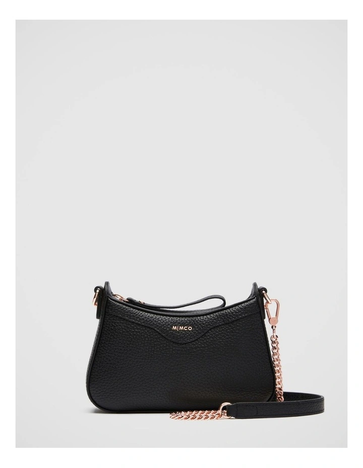 Mimco Jett Mini Crossbody Bag In Black Rose Gold 5 Mimco Jett Mini Crossbody Bag In Black Rose Gold - Image 3