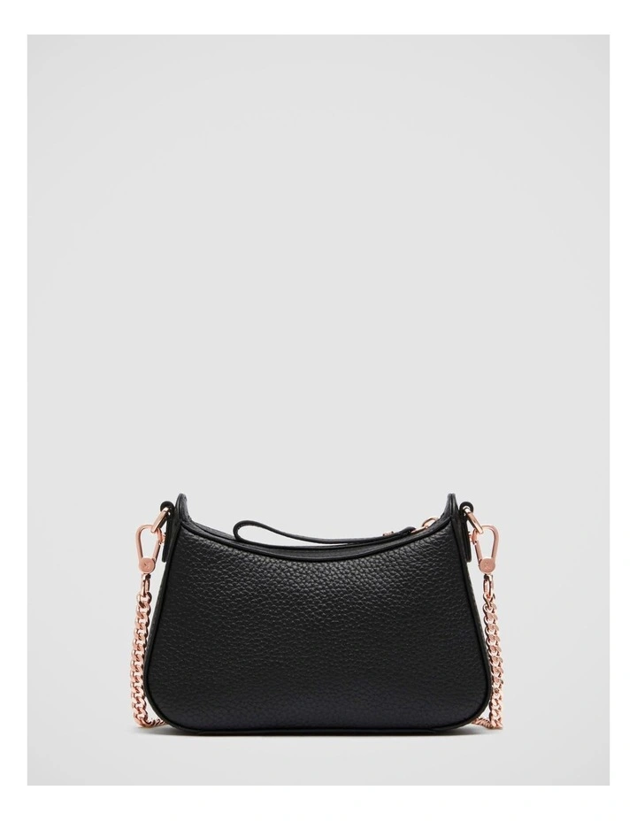 Mimco Jett Mini Crossbody Bag In Black Rose Gold 7 Mimco Jett Mini Crossbody Bag In Black Rose Gold - Image 5