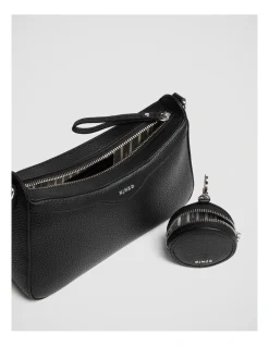 Mimco Jett Crossbody Bag In Black Silver -Mocha shop 990626140 7 720x928