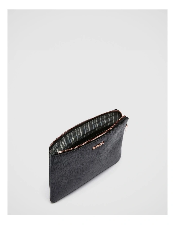 Mimco Classico Medium Pouch In Black 5 Mimco Classico Medium Pouch In Black - Image 3