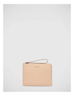 Mimco Classico Medium Pouch In Almond