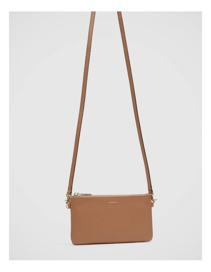 Mimco Classico Small Crossbody Pouch In Caramel 7 Mimco Classico Small Crossbody Pouch In Caramel - Image 5