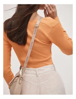 Mimco Tech Webbing Bag Strap In Almond Light Gold 9 Mimco Tech Webbing Bag Strap In Almond Light Gold -Mocha shop 990640000 4 720x928