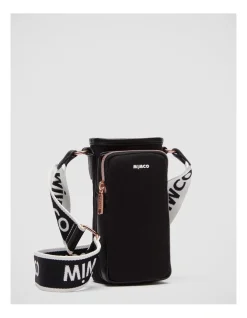 Mimco Stevie Drink Crossbody Bag In Black White -Mocha shop 990640900 3 720x928