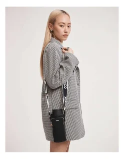 Mimco Stevie Drink Crossbody Bag In Black White -Mocha shop 990640900 4 720x928