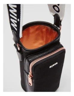Mimco Stevie Drink Crossbody Bag In Black White -Mocha shop 990640900 7 720x928