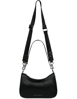 Status Anxiety Look Both Ways Crossbody Bag In Black
