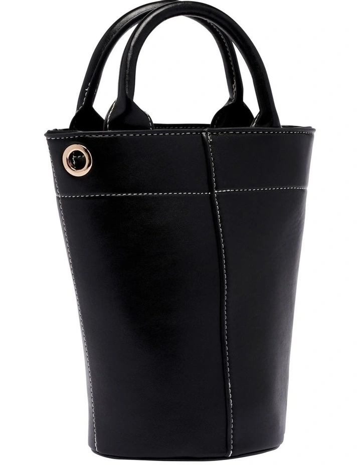 1978W Lenny Bucket Bag In Black 4 1978W Lenny Bucket Bag In Black - Image 2