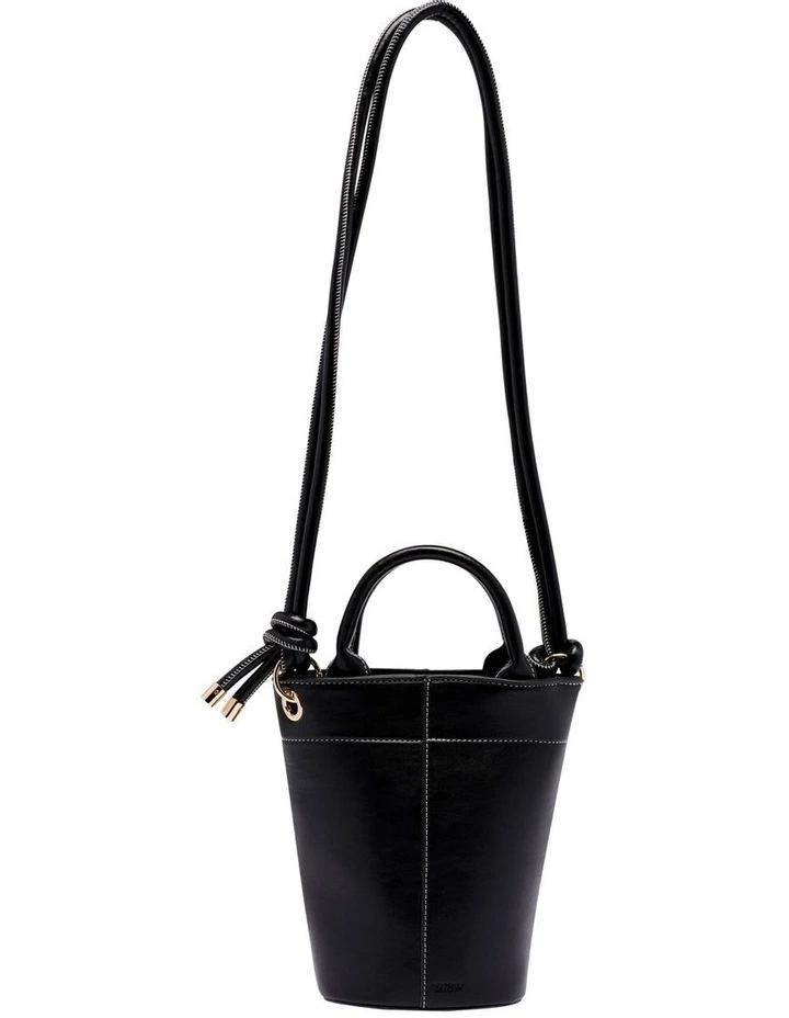 1978W Lenny Bucket Bag In Black 5 1978W Lenny Bucket Bag In Black - Image 3