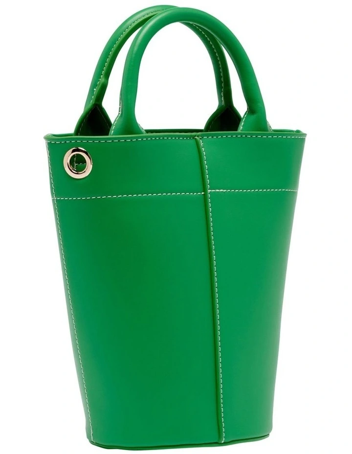 1978W Lenny Bucket Bag In Green 4 1978W Lenny Bucket Bag In Green - Image 2