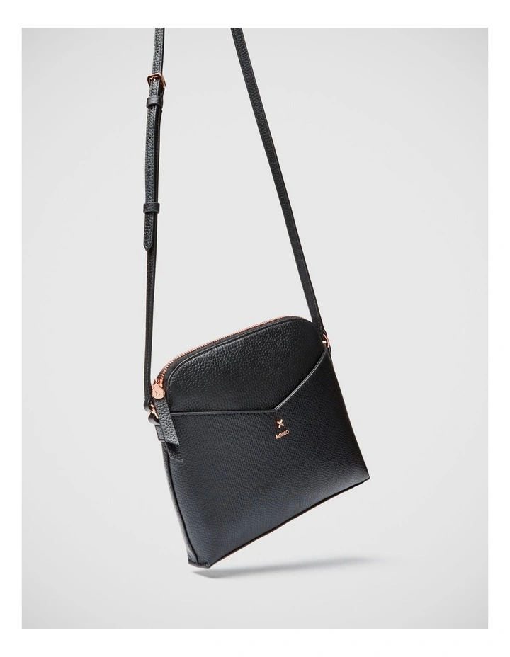 Mimco D-vine Sling Crossbody Bag In Black Rose Gold 5 Mimco D-vine Sling Crossbody Bag In Black Rose Gold - Image 3