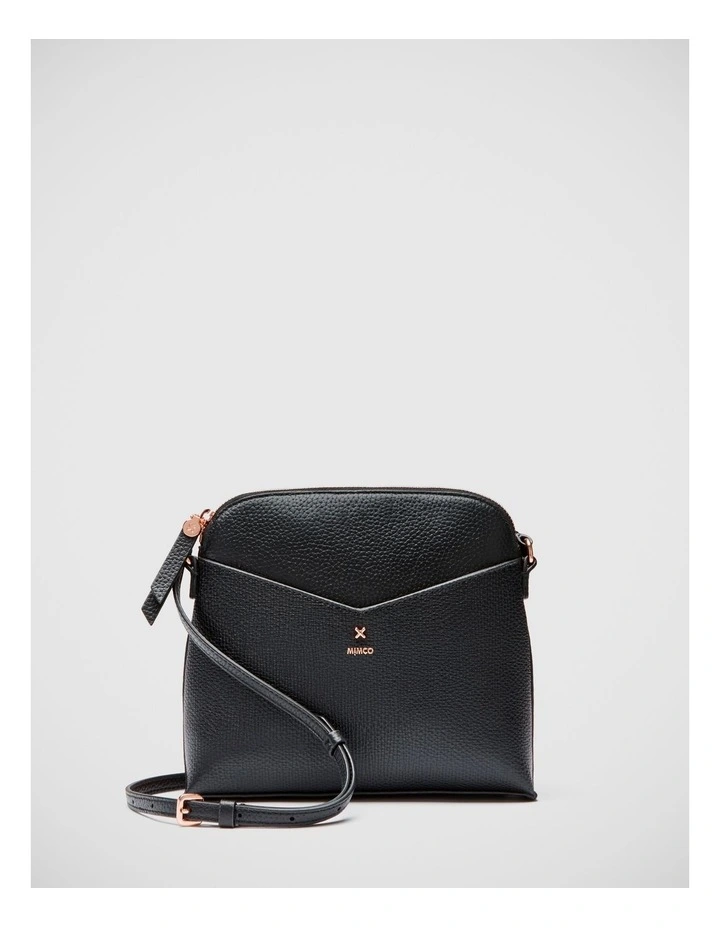 Mimco D-vine Sling Crossbody Bag In Black Rose Gold 6 Mimco D-vine Sling Crossbody Bag In Black Rose Gold - Image 4