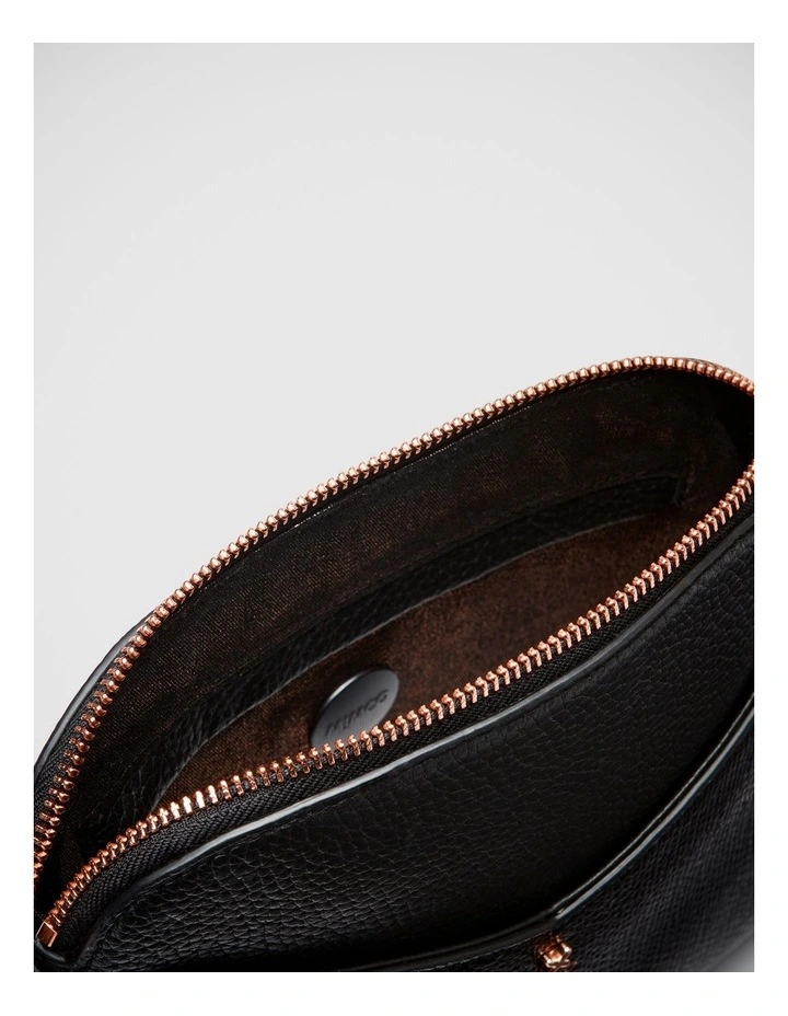 Mimco D-vine Sling Crossbody Bag In Black Rose Gold 8 Mimco D-vine Sling Crossbody Bag In Black Rose Gold - Image 6