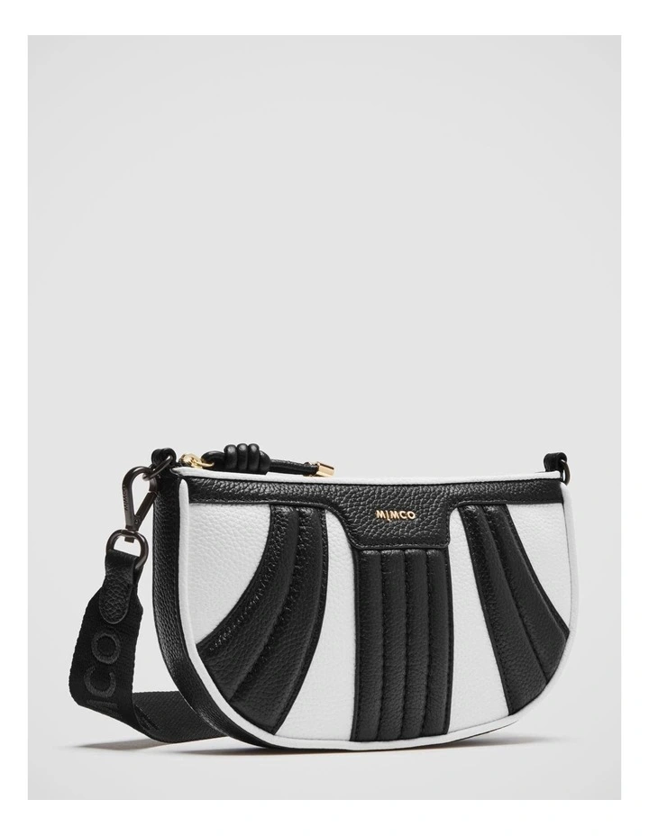 Mimco Jagger Crossbody Bag In Black White 5 Mimco Jagger Crossbody Bag In Black White - Image 3