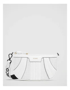 Mimco Jagger Crossbody Bag In White