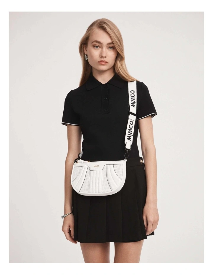 Mimco Jagger Crossbody Bag In White 4 Mimco Jagger Crossbody Bag In White - Image 2