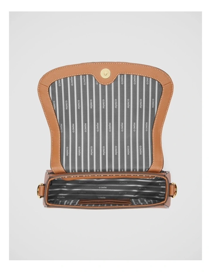 Mimco Prickly Pear Saddle Bag In Caramel 9 Mimco Prickly Pear Saddle Bag In Caramel - Image 7