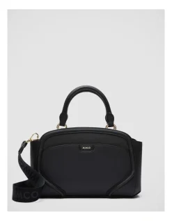 Mimco Prickly Pear Crossbody Tote Bag In Black Light Gold