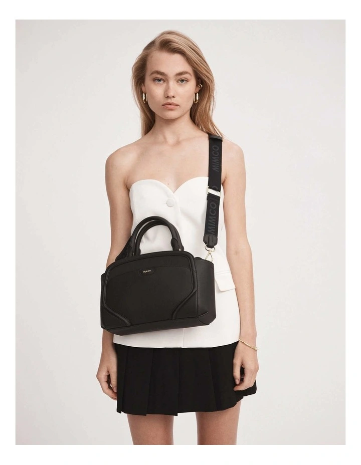 Mimco Prickly Pear Crossbody Tote Bag In Black Light Gold 6 Mimco Prickly Pear Crossbody Tote Bag In Black Light Gold - Image 4