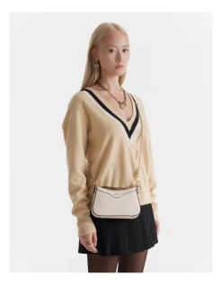 Mimco Jett Mini Crossbody Bag In Pearl 10 Mimco Jett Mini Crossbody Bag In Pearl -Mocha shop 992402290 2 720x928