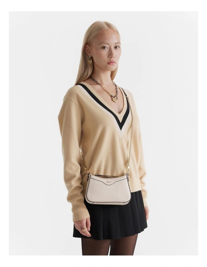 Mimco Jett Mini Crossbody Bag In Pearl 4 Mimco Jett Mini Crossbody Bag In Pearl - Image 2